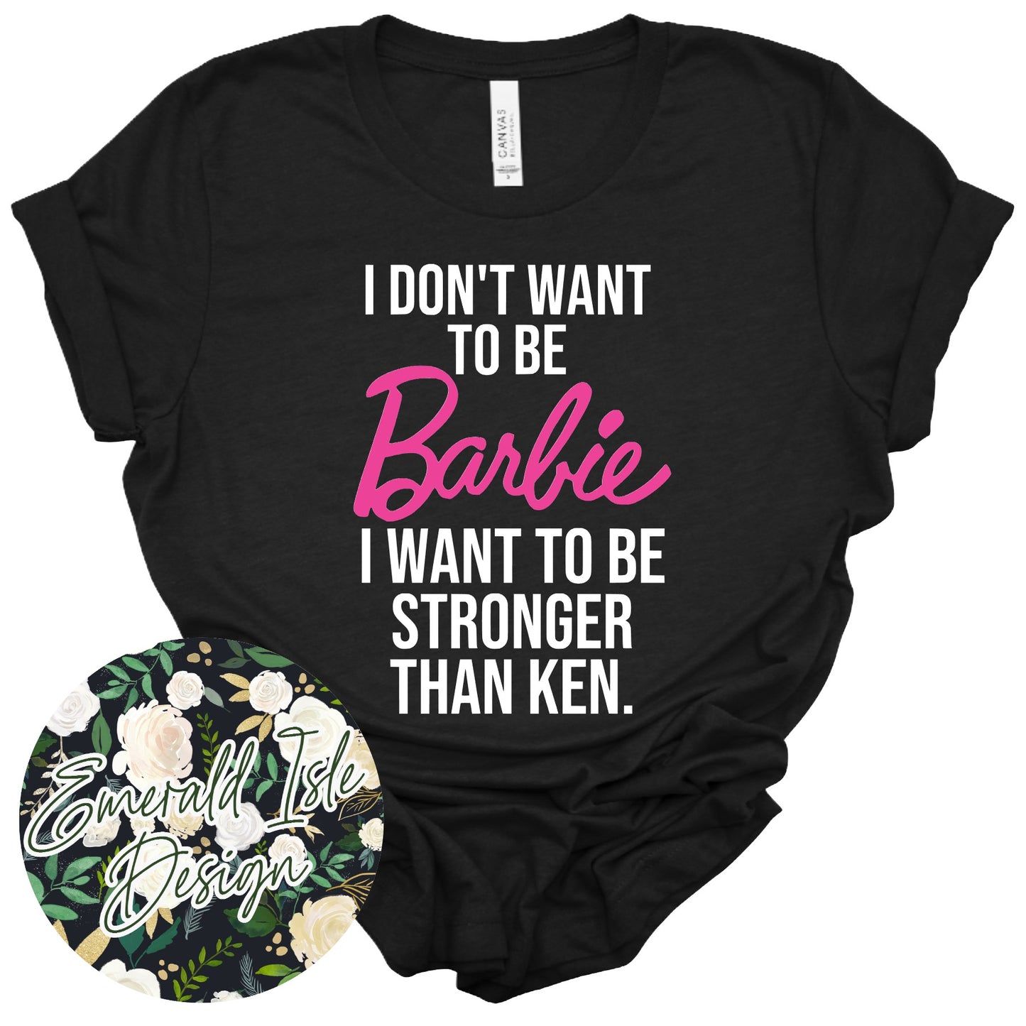 I Don't Want to be Barbie I Want to be Stronger than Ken Design