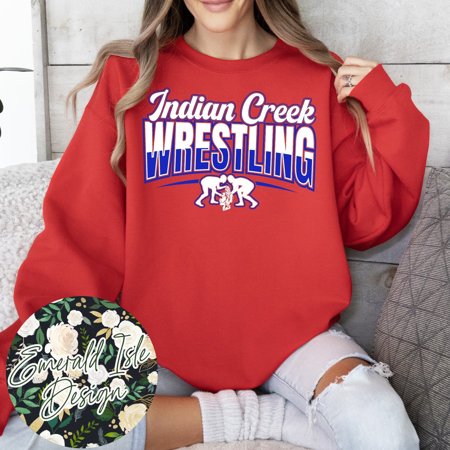 Indian Creek Wrestling Split Design