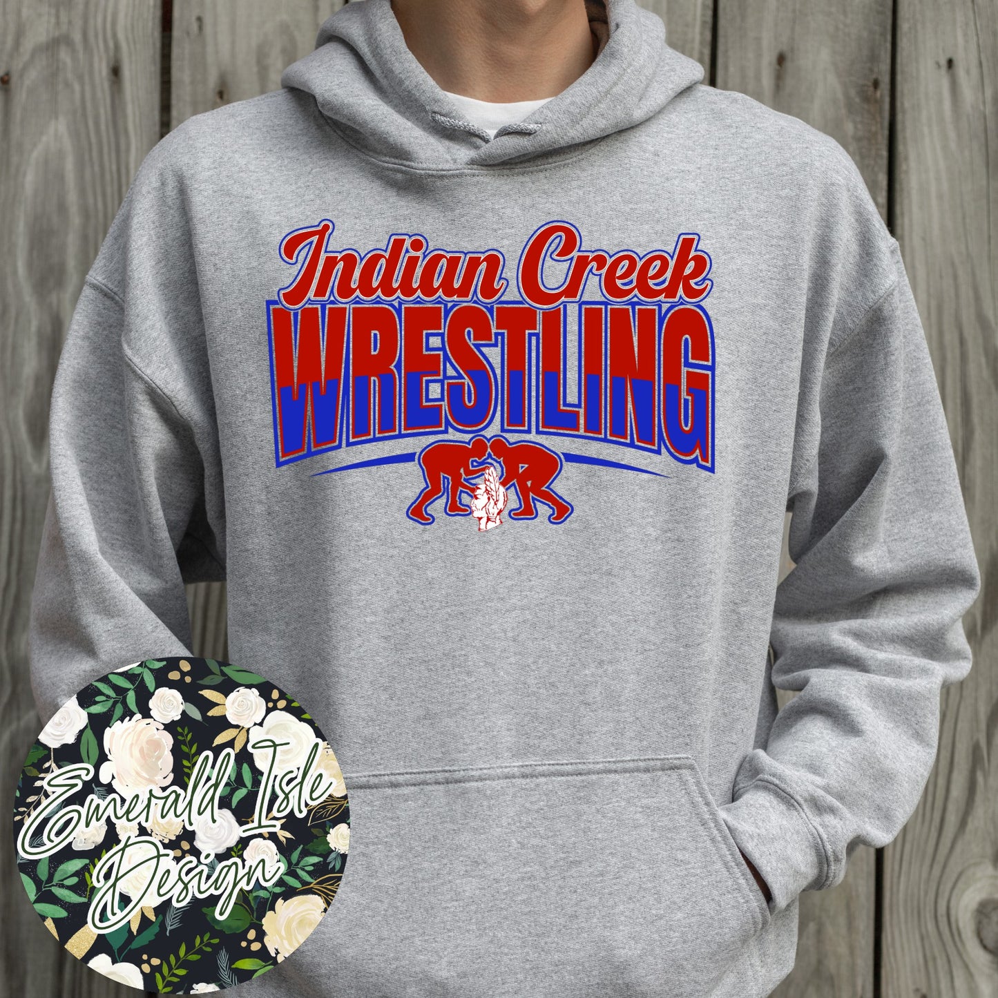 Indian Creek Wrestling Split Design