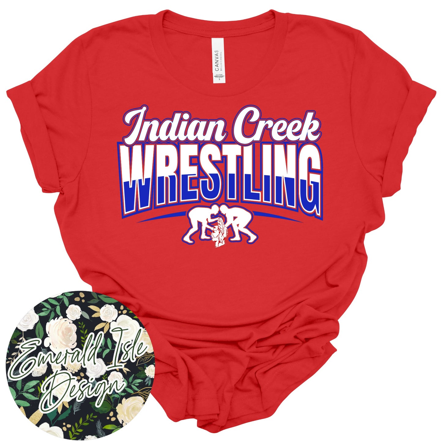 Indian Creek Wrestling Split Design