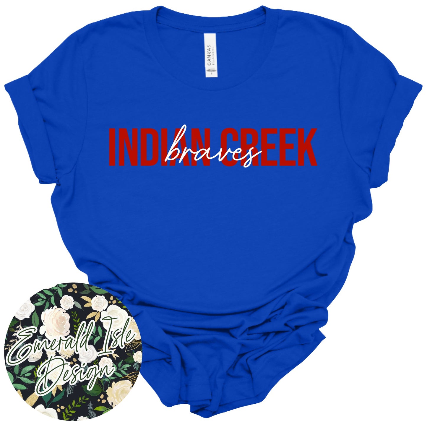 Indian Creek Braves Small Sketch Design