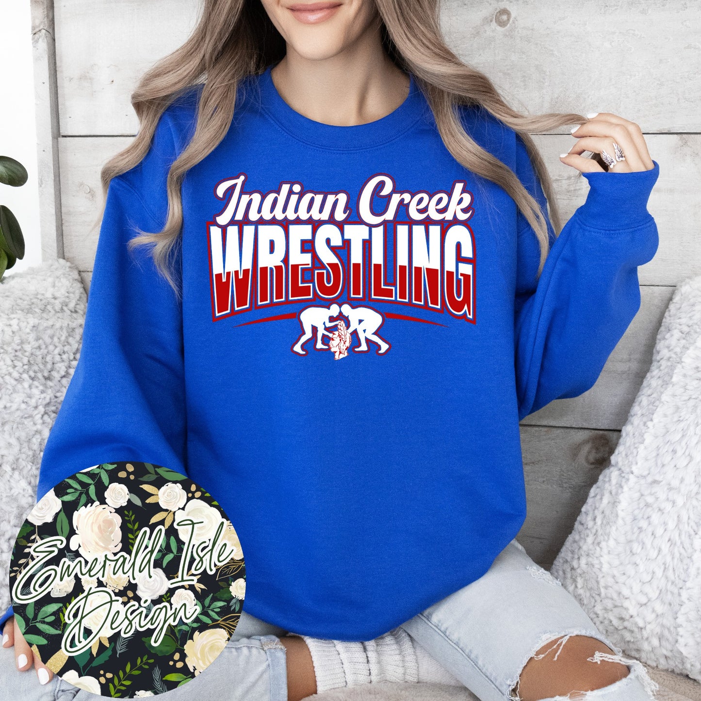 Indian Creek Wrestling Split Design