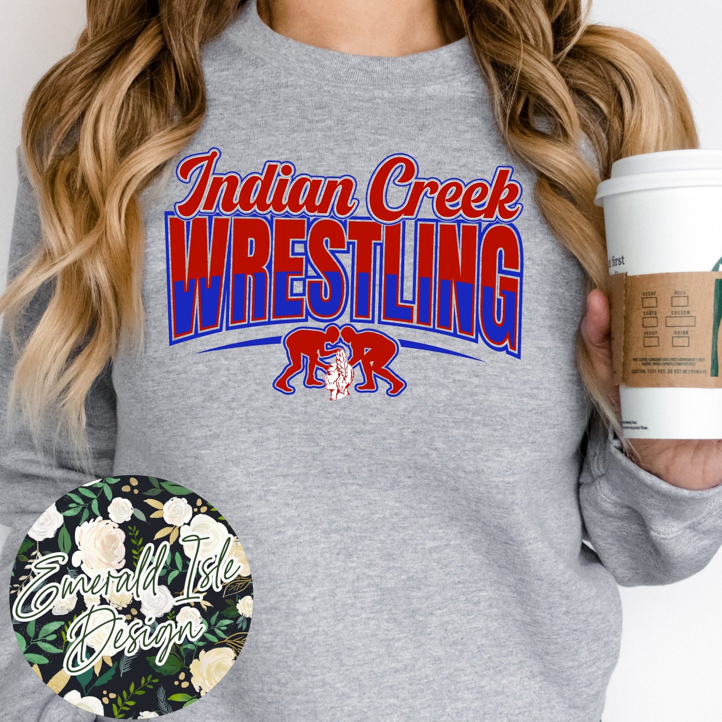 Indian Creek Wrestling Split Design