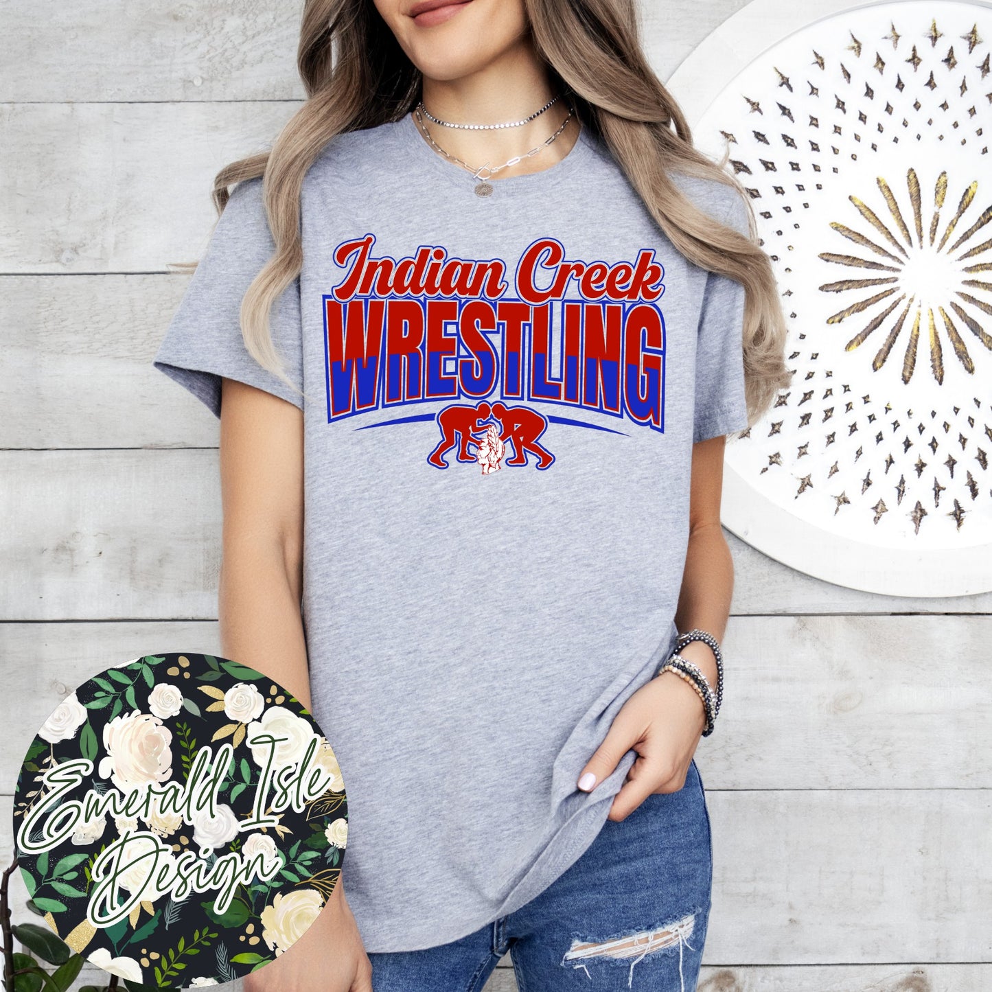 Indian Creek Wrestling Split Design