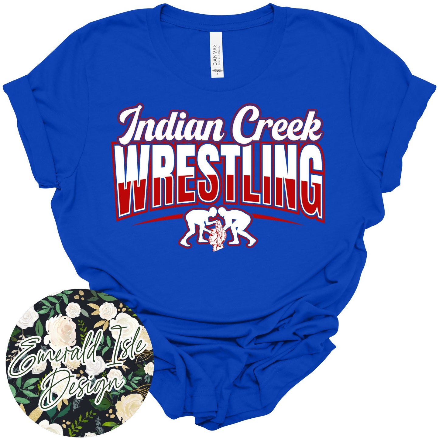 Indian Creek Wrestling Split Design