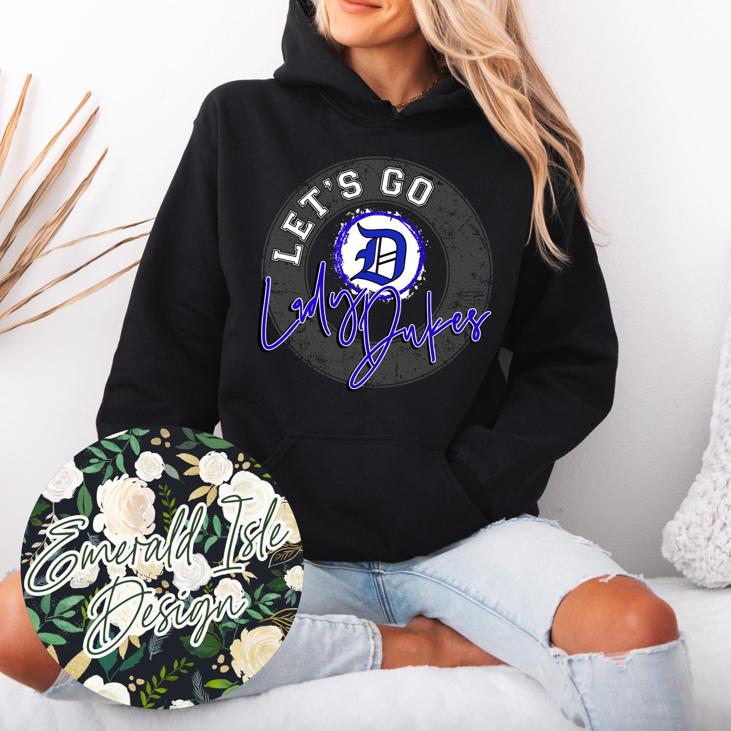Let's Go Lady Dukes Softball Design