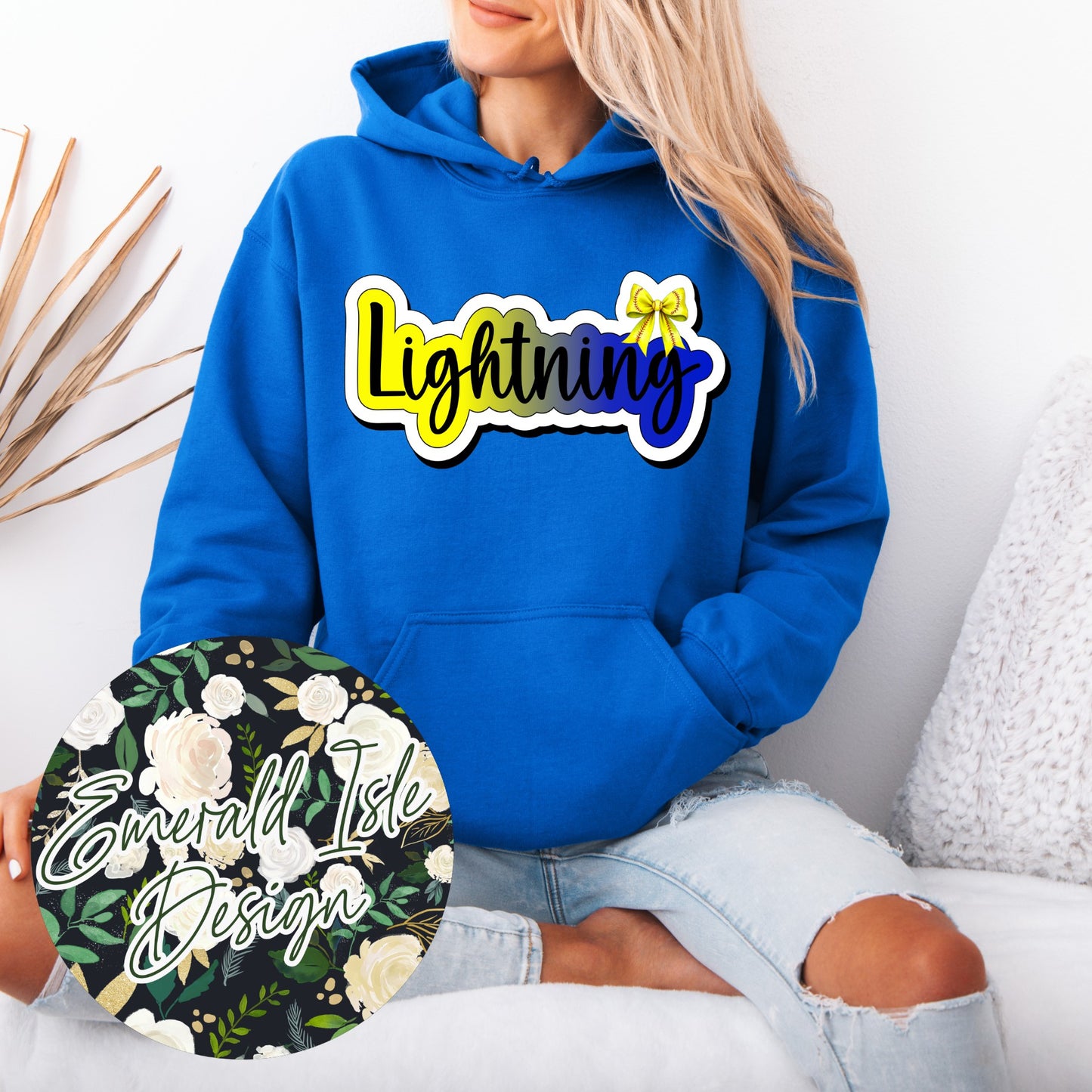 Indy Lightning Softball Bow Design
