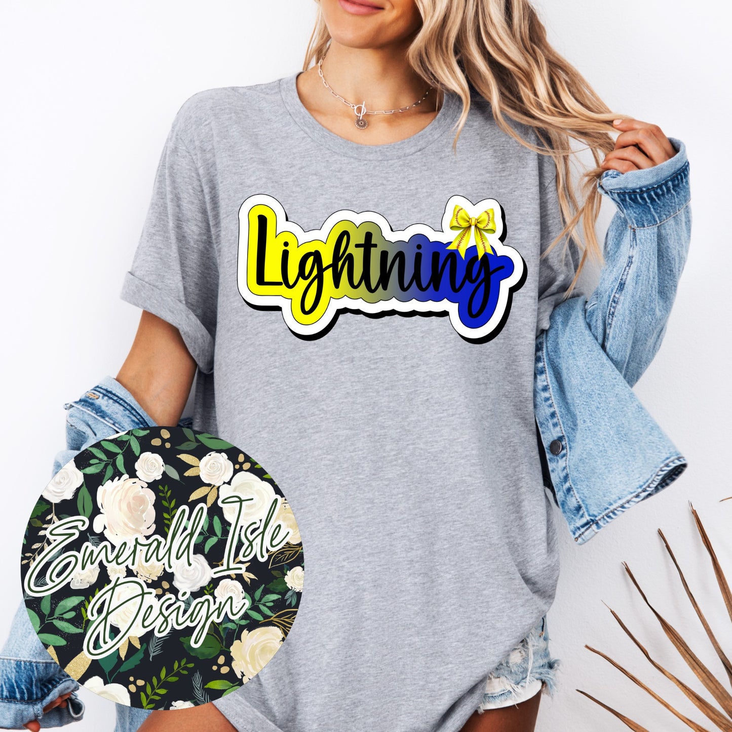 Indy Lightning Softball Bow Design
