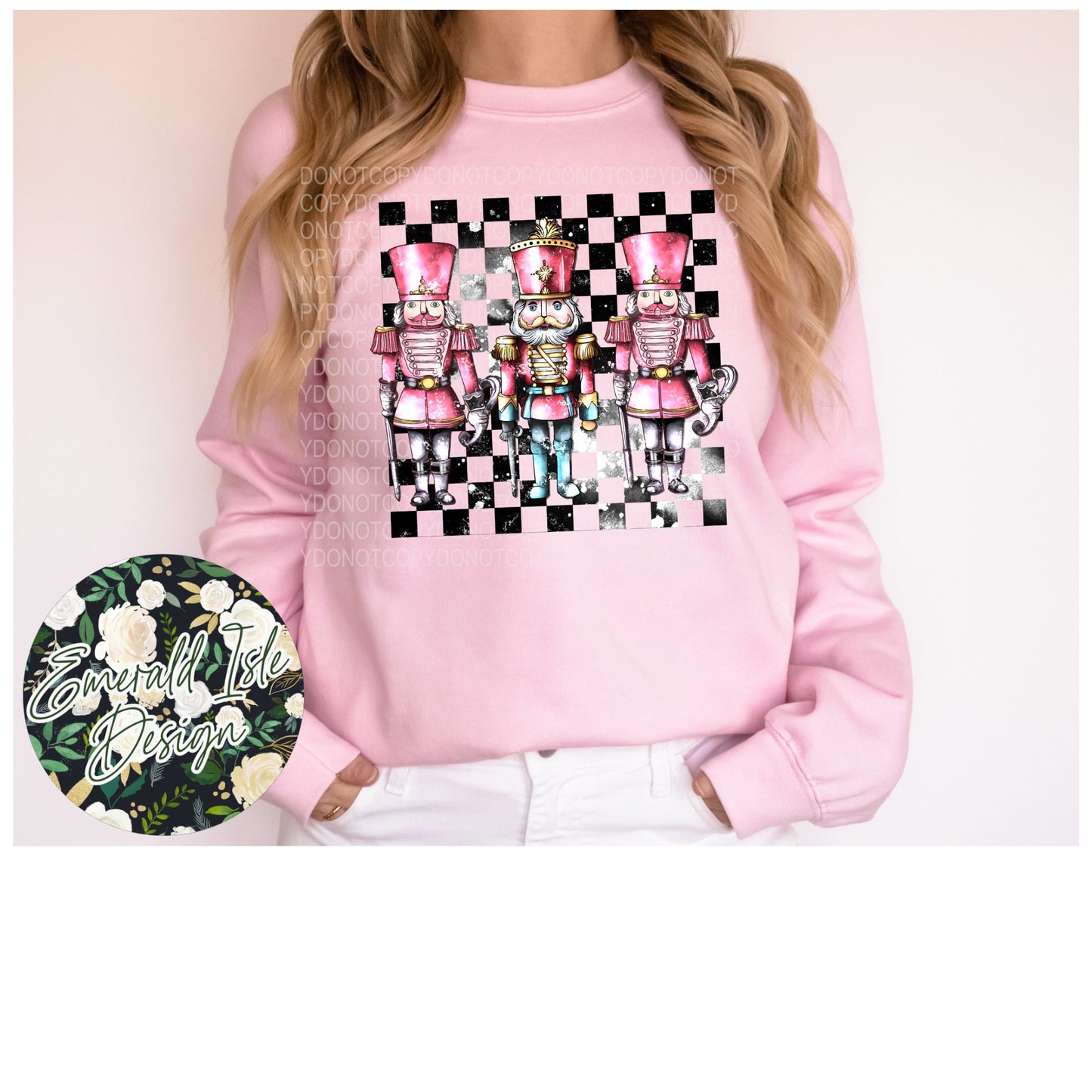 Nutcracker Checkered Design