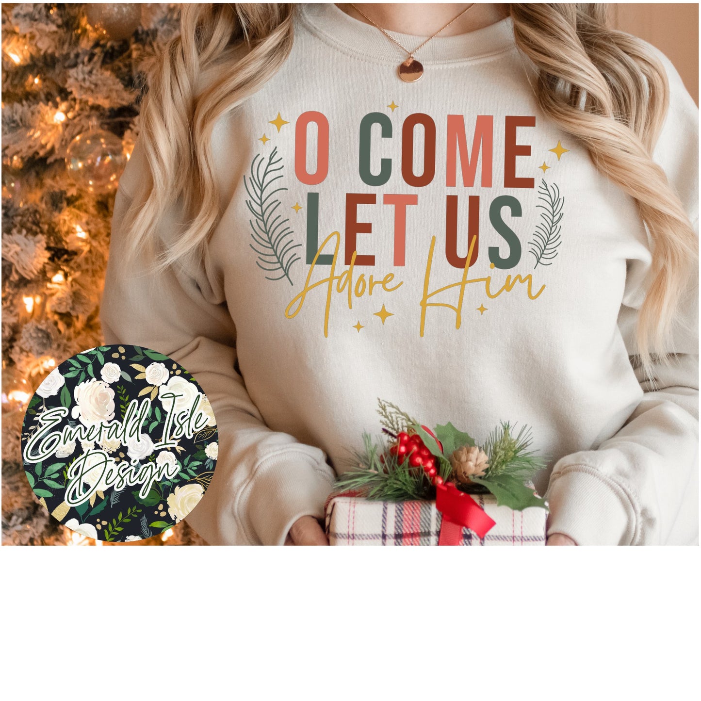 O Come Let Us Adore Him Design