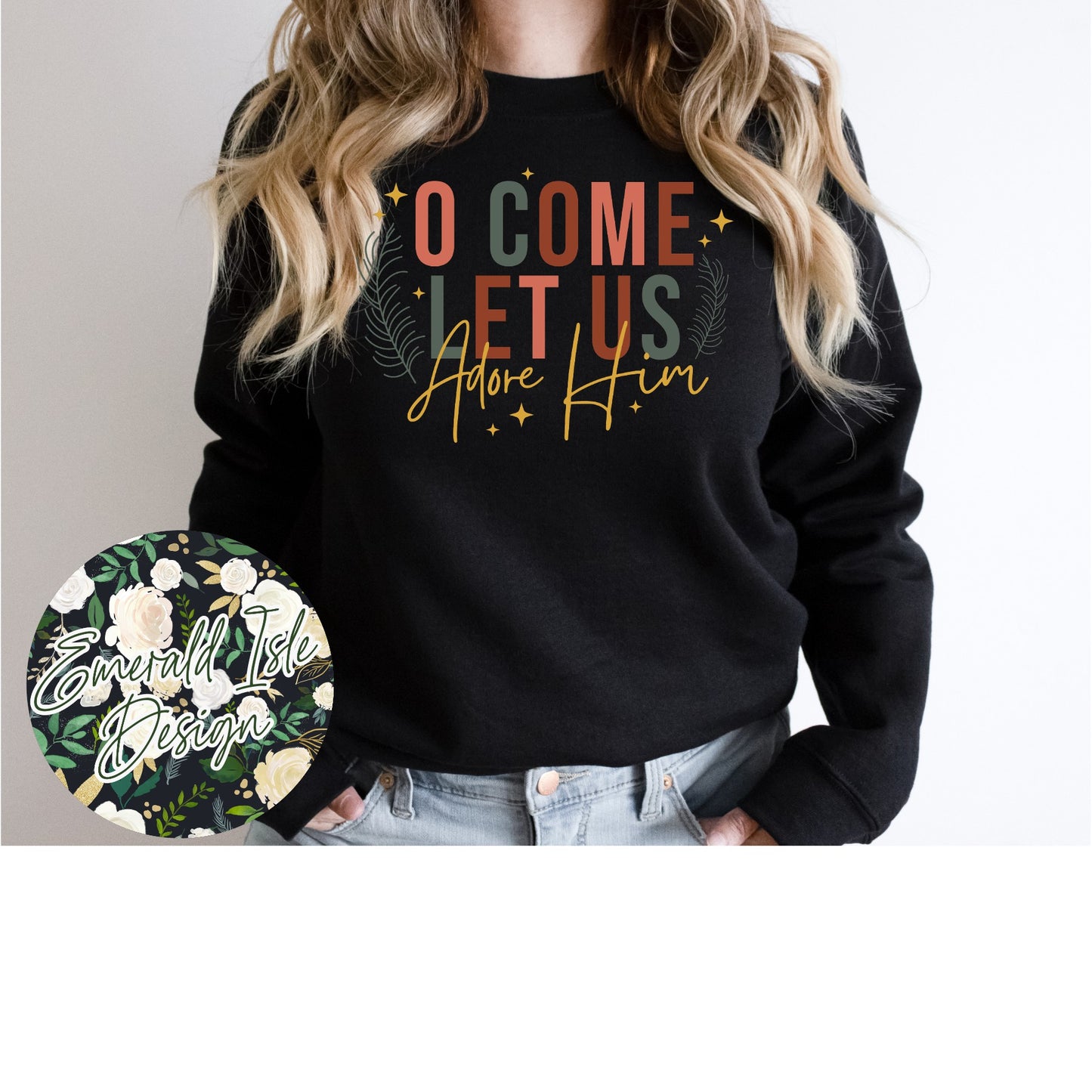 O Come Let Us Adore Him Design