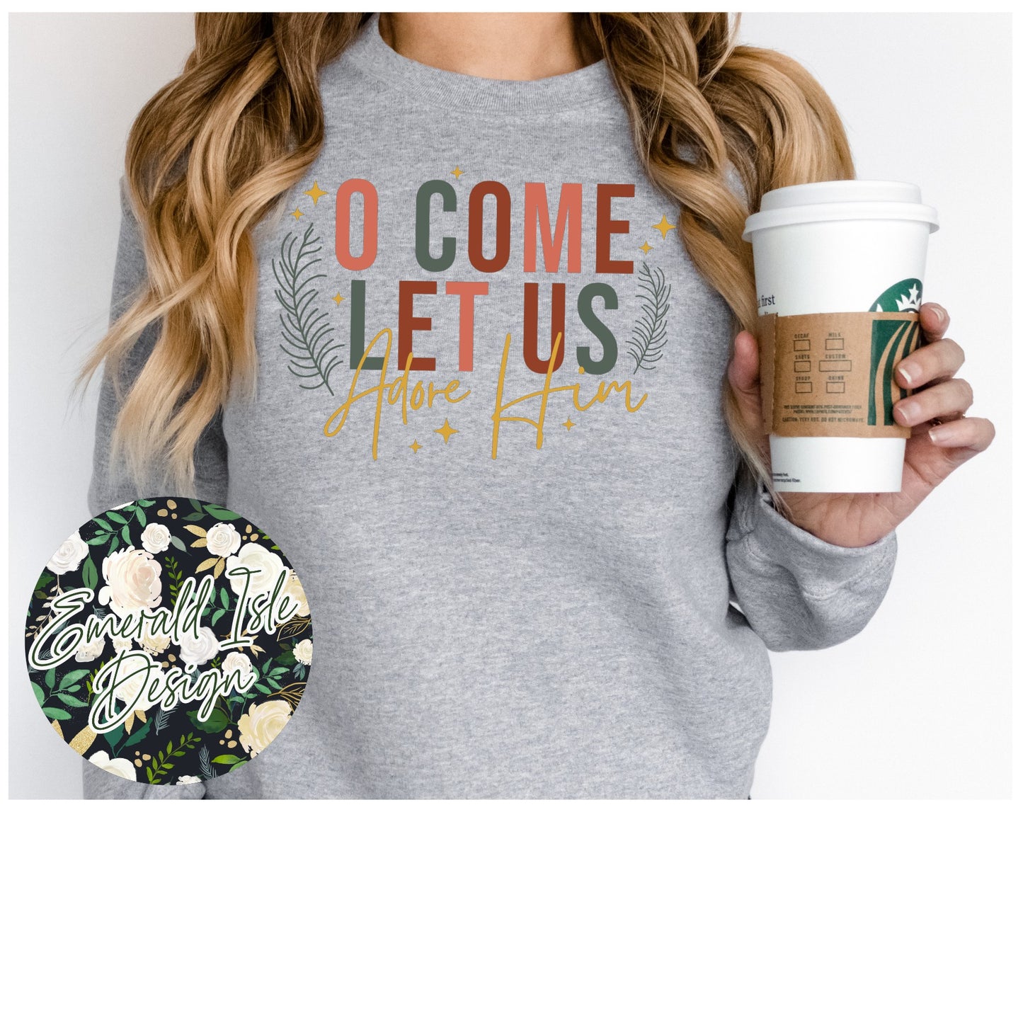 O Come Let Us Adore Him Design