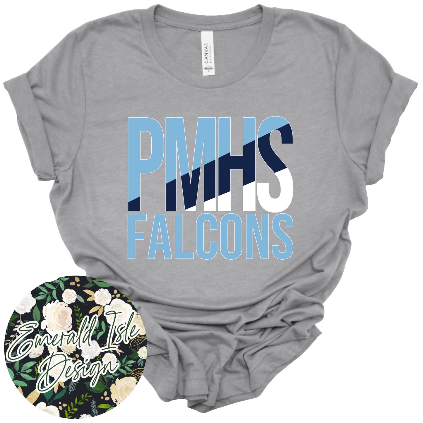 PMHS Falcons Slant Design