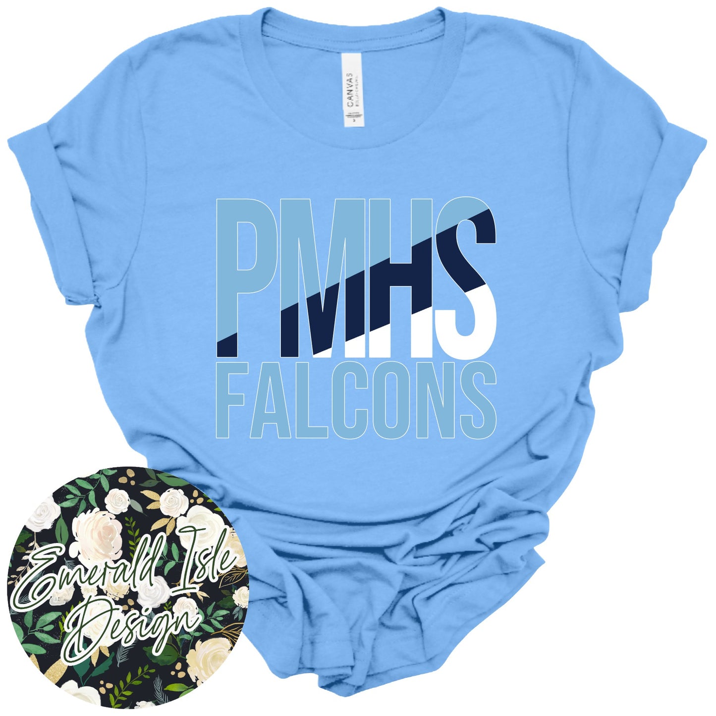 PMHS Falcons Slant Design