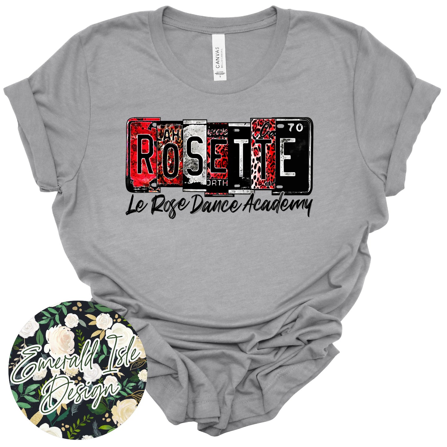 Rosette License Plate Design