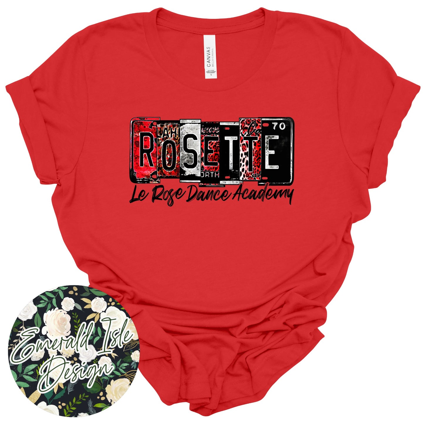 Rosette License Plate Design