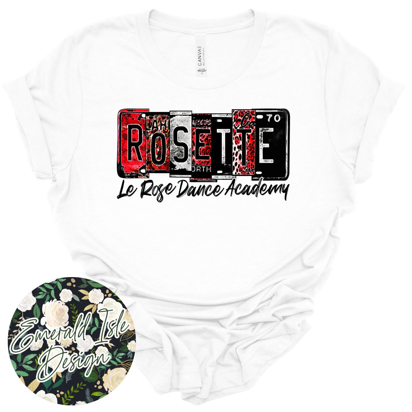 Rosette License Plate Design