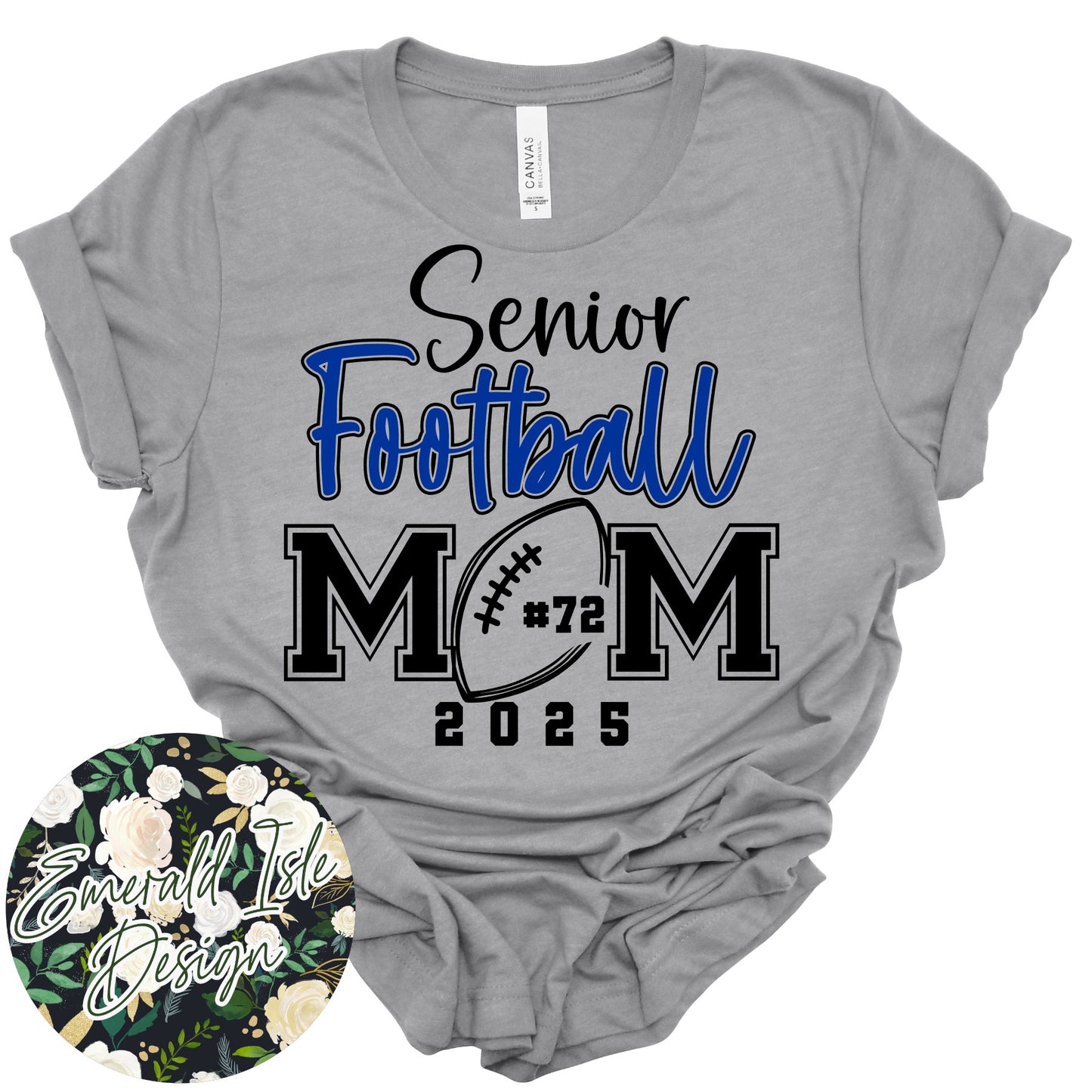 Senior Football Design **FULLY CUSTOMIZABLE!!**
