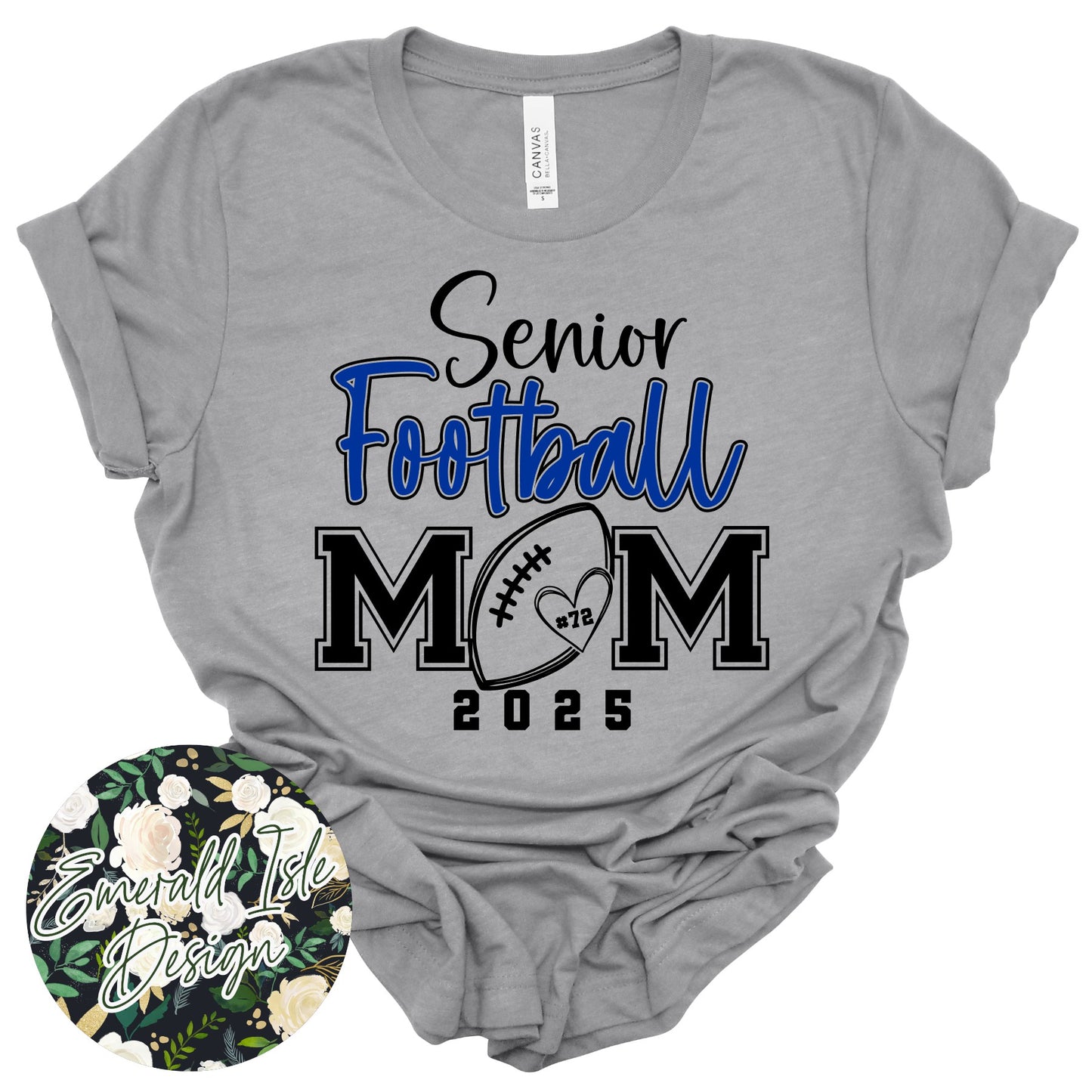 Senior Football Design **FULLY CUSTOMIZABLE!!**
