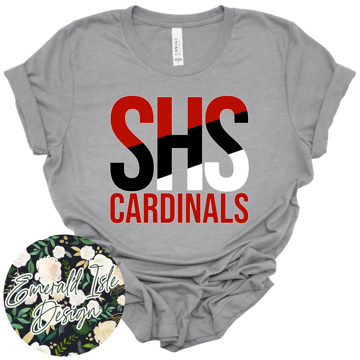 SHS Cardinals Slant Design