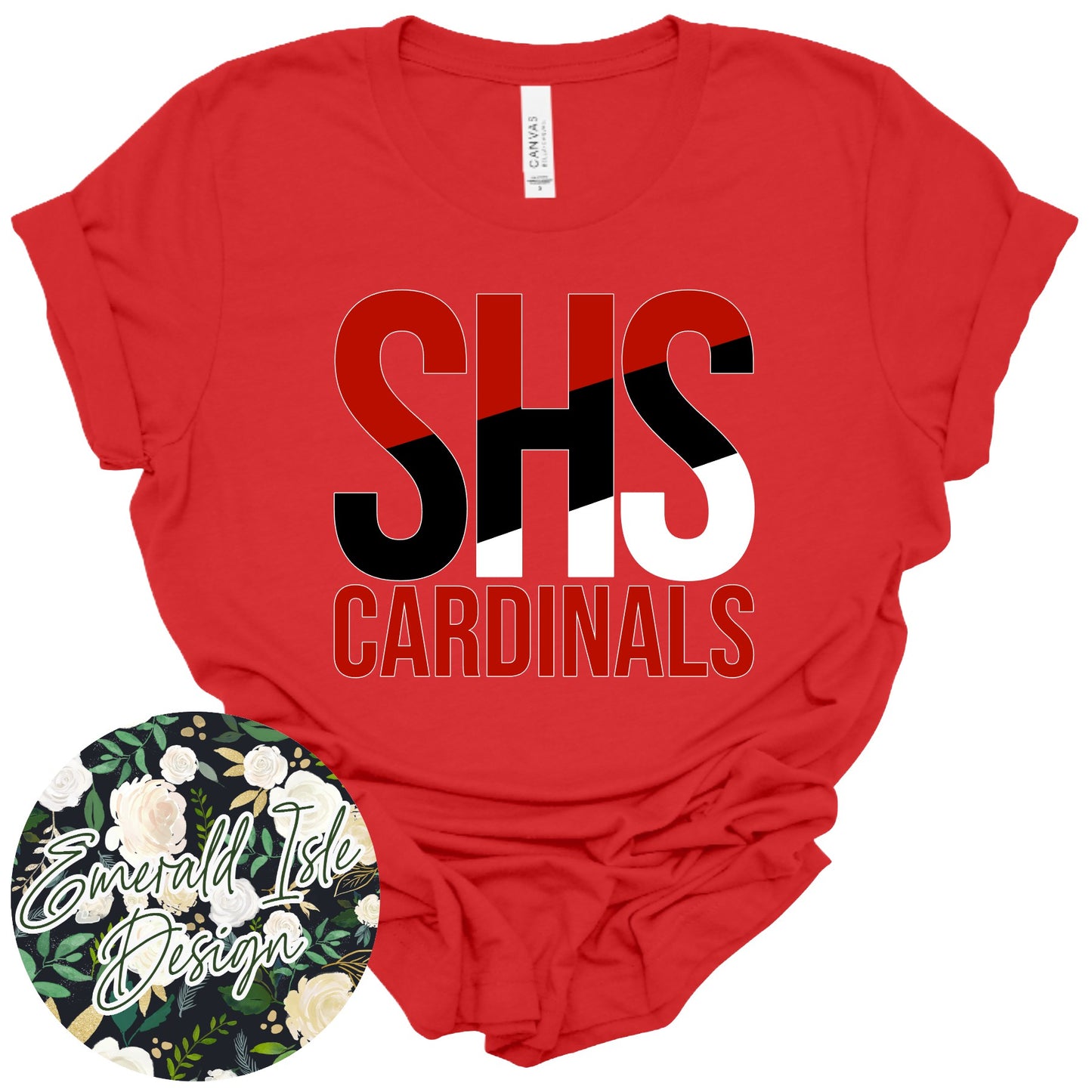 SHS Cardinals Slant Design