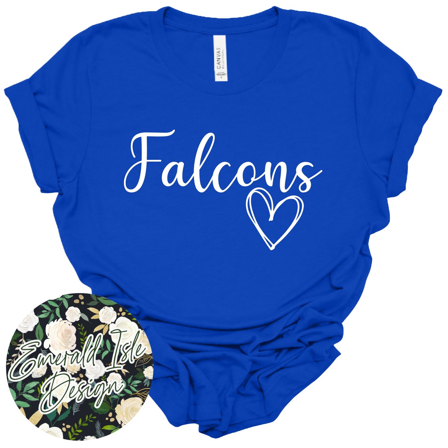 Sketch Heart Falcons