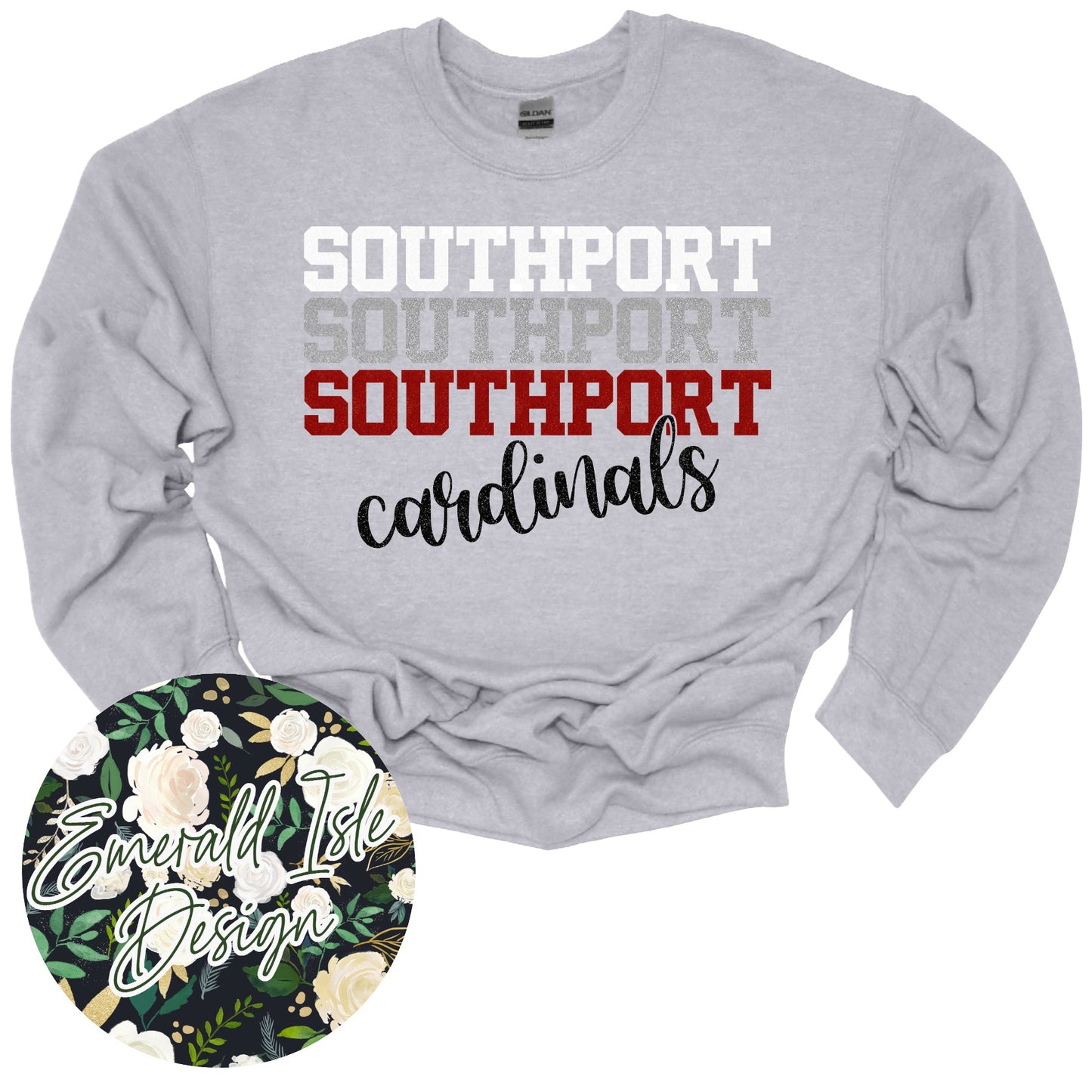 **GLITTER** Stacked Southport Design