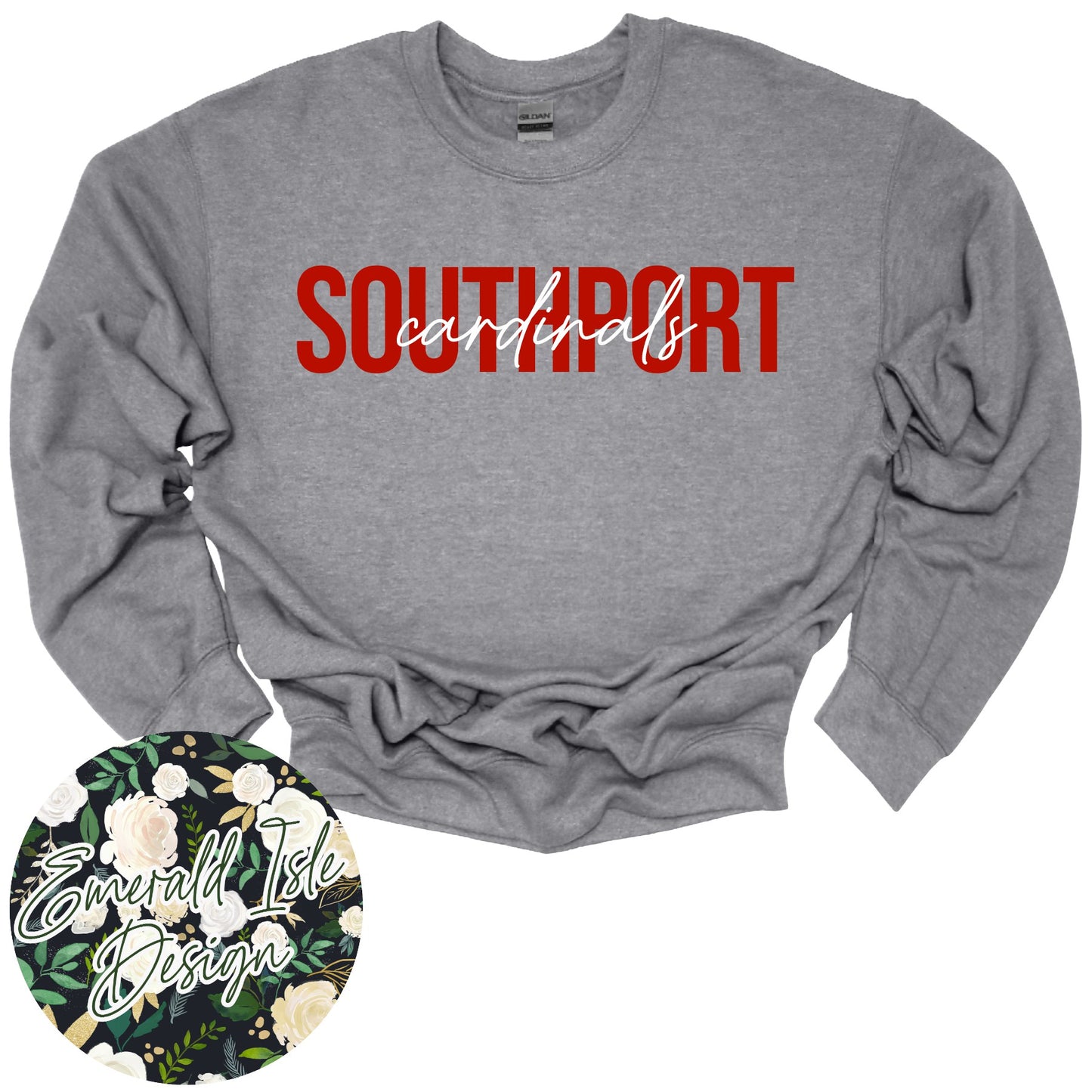Southport Cardinals Small Sketch Design