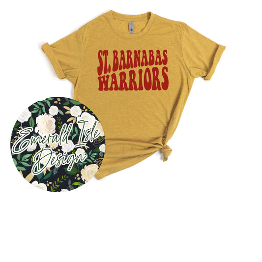 Groovy St. Barnabas Warriors Design