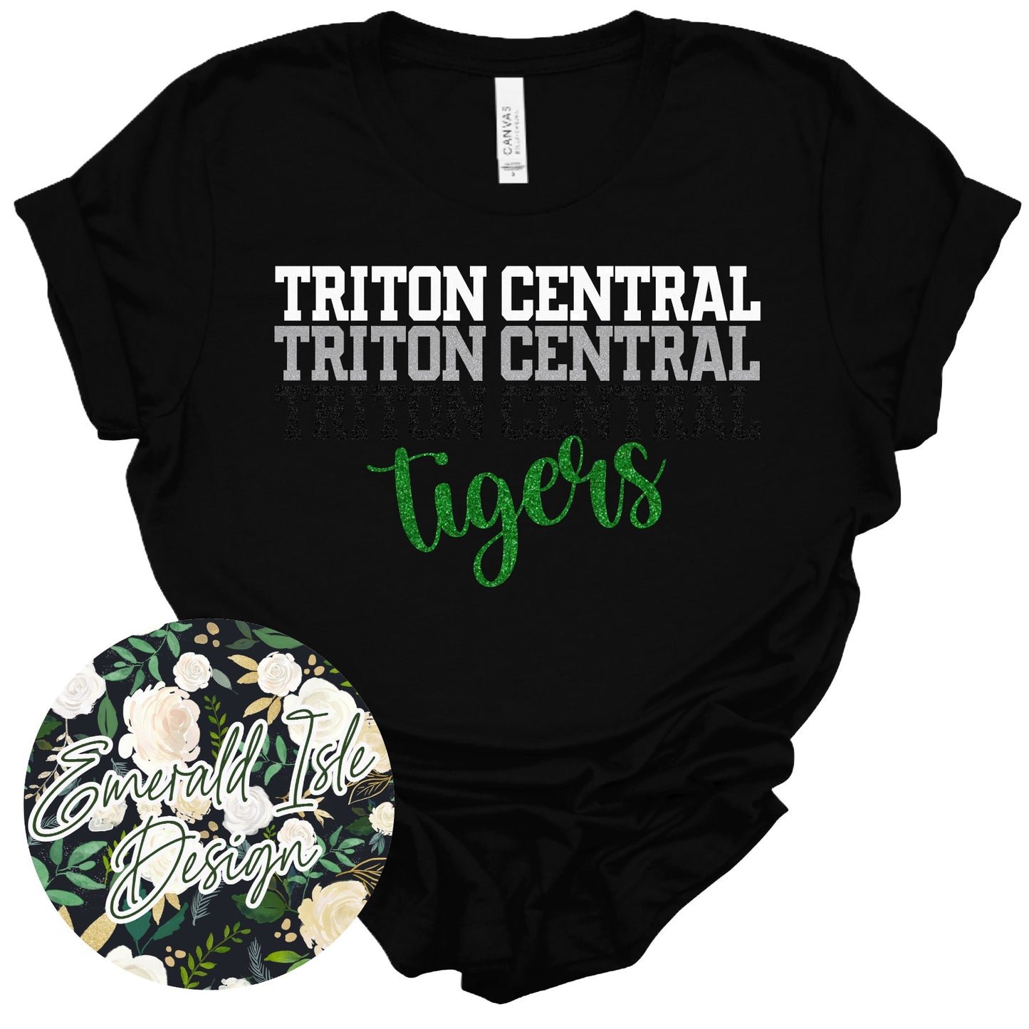 **GLITTER** Stacked Triton Central Design
