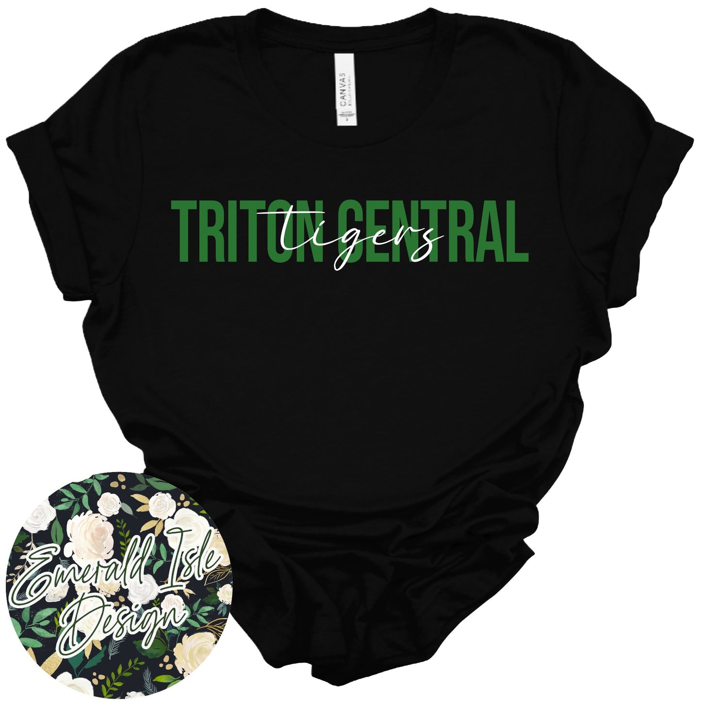 Triton Central Tigers Small Sketch Design