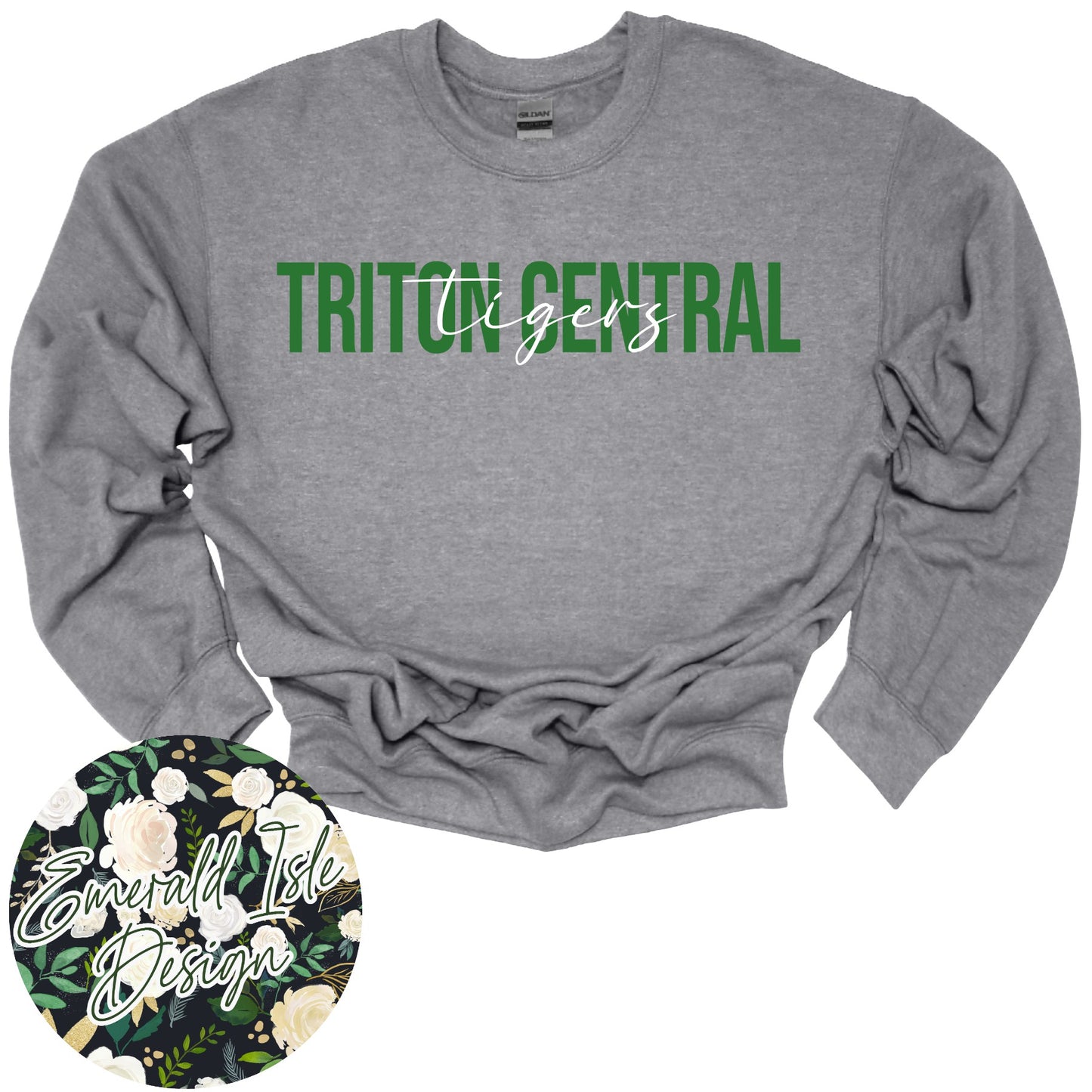 Triton Central Tigers Small Sketch Design
