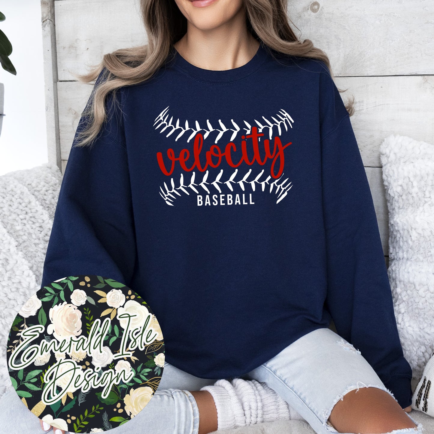 Velocity Baseball Metallic Puff Design