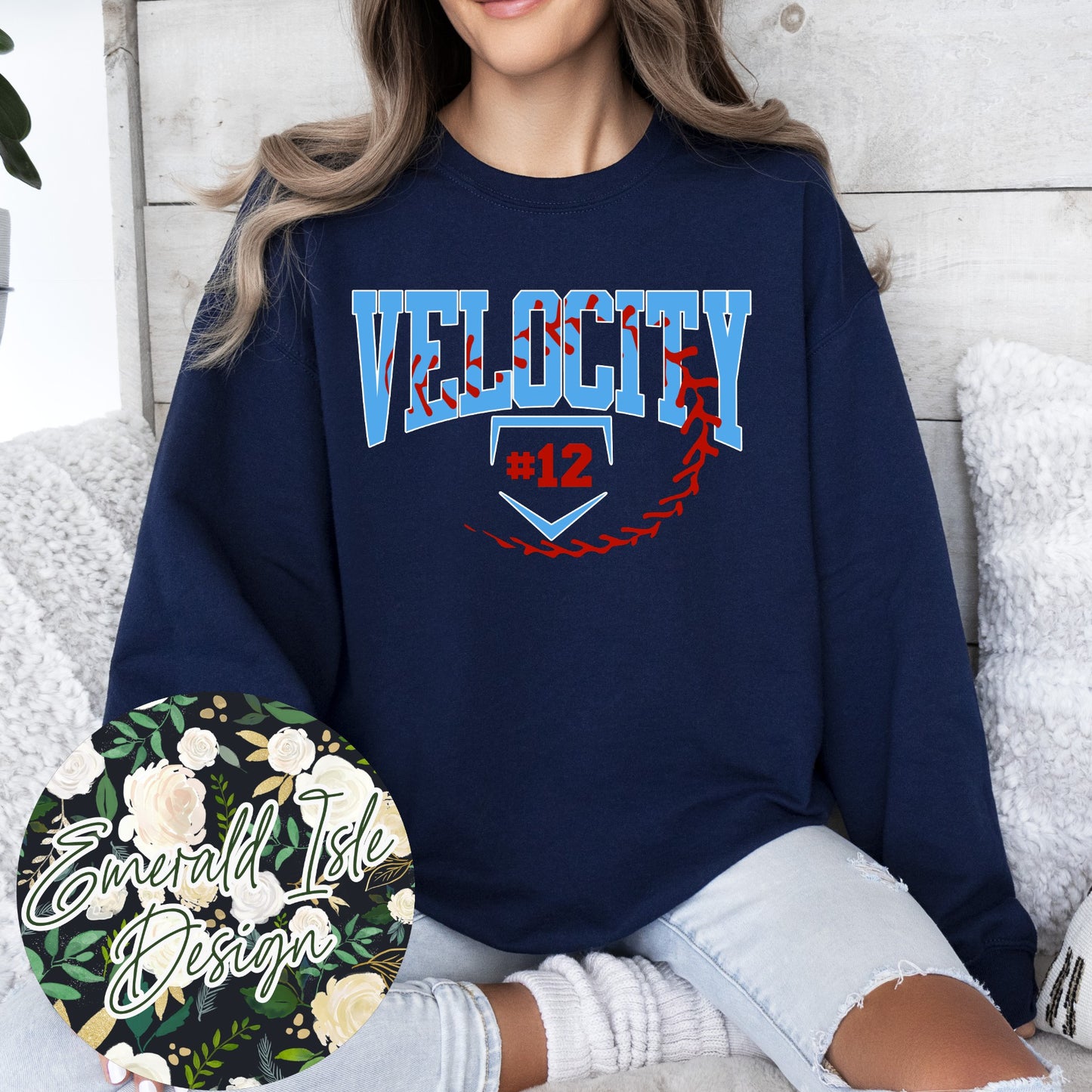 Velocity Baseball Custom Number Design