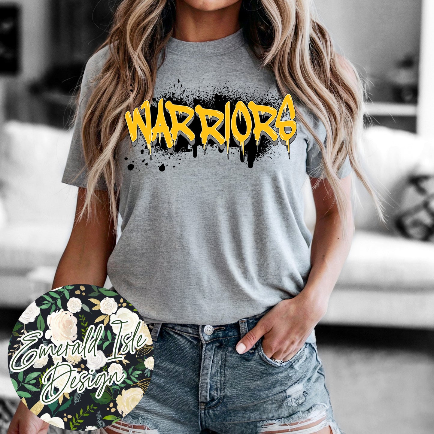 Warren Central Warriors Drip Design