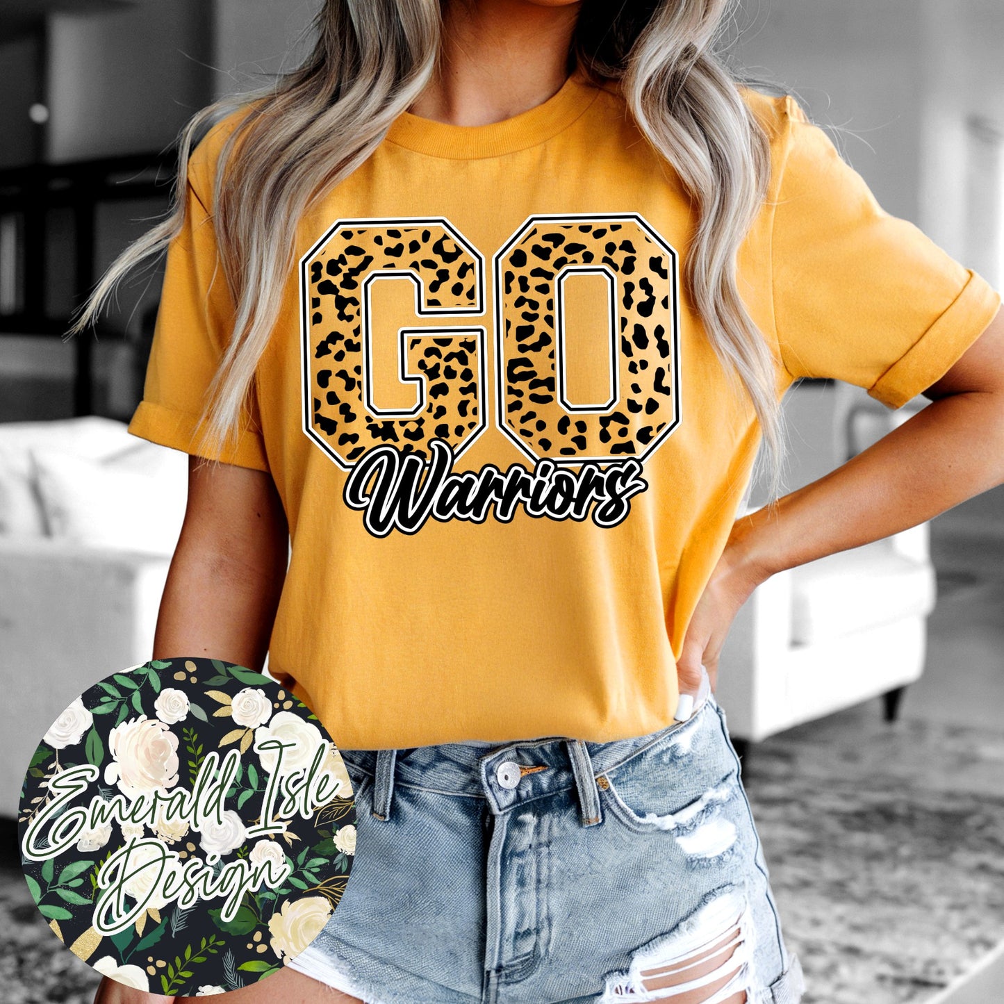 Leopard Go Warren Central Warriors Design