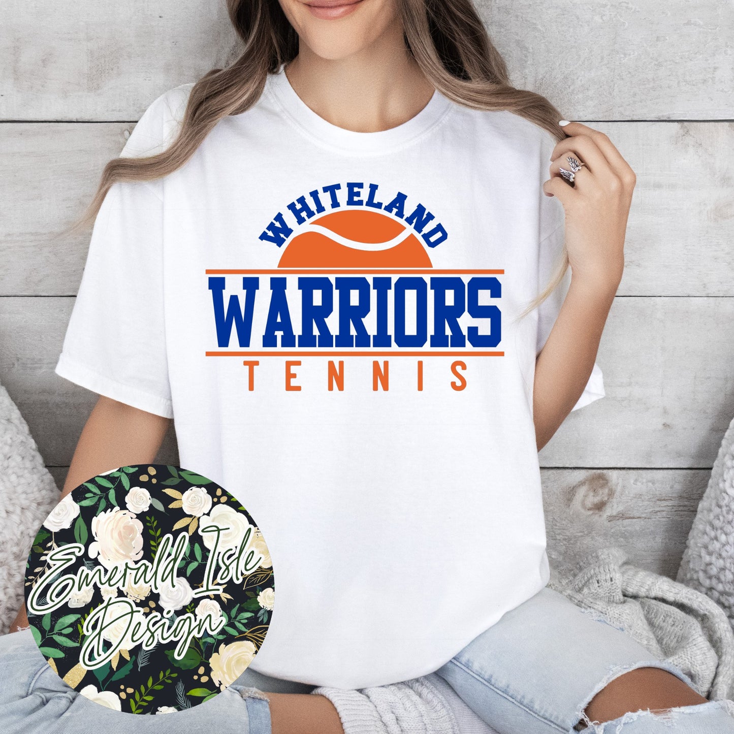 Whiteland Warriors Tennis Design