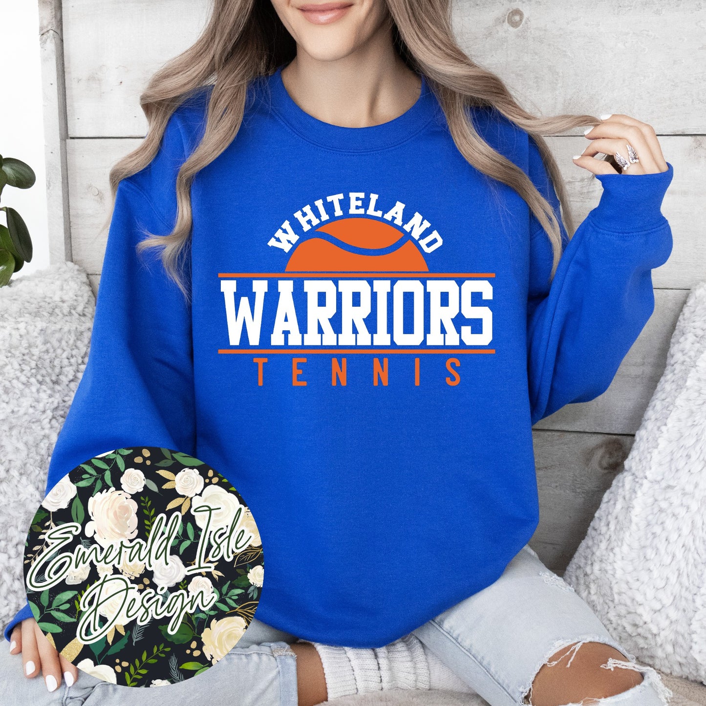 Whiteland Warriors Tennis Design