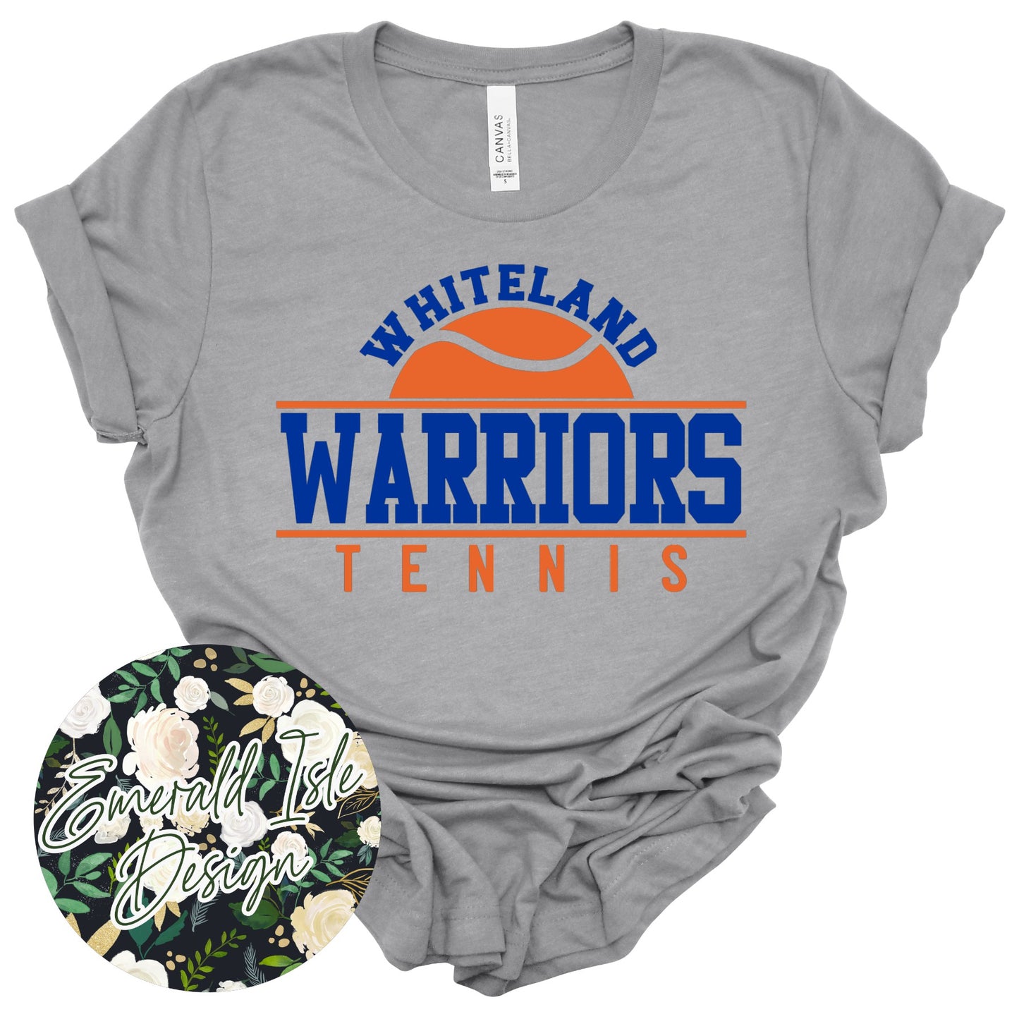 Whiteland Warriors Tennis Design