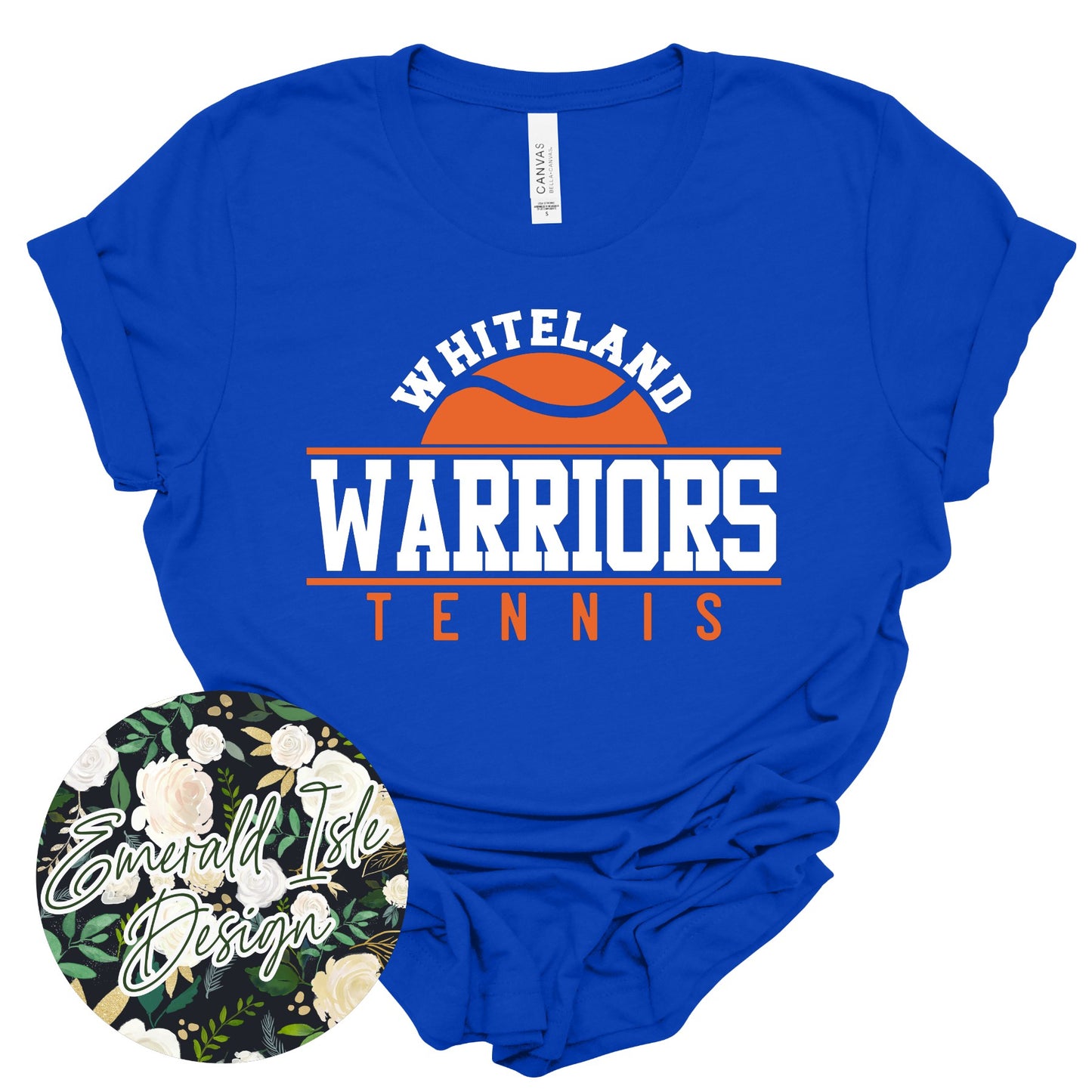 Whiteland Warriors Tennis Design