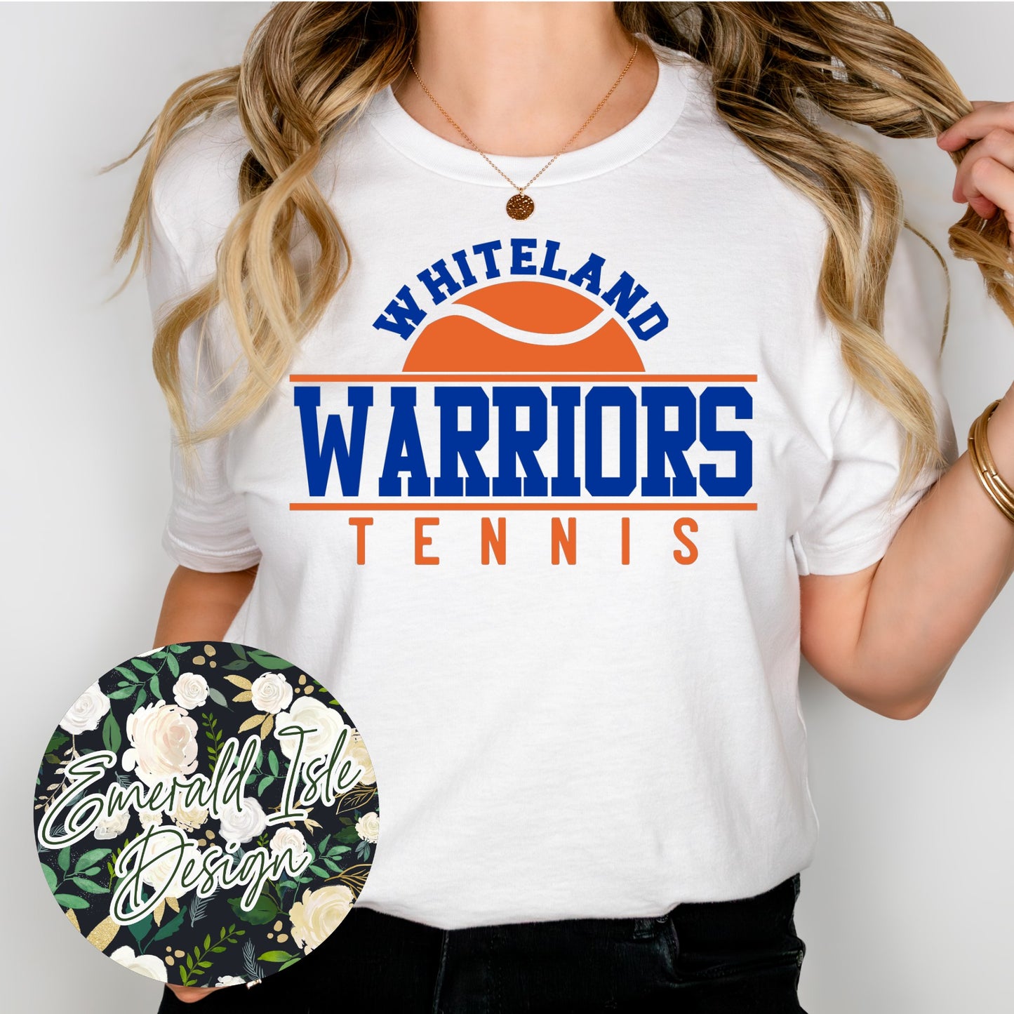 Whiteland Warriors Tennis Design