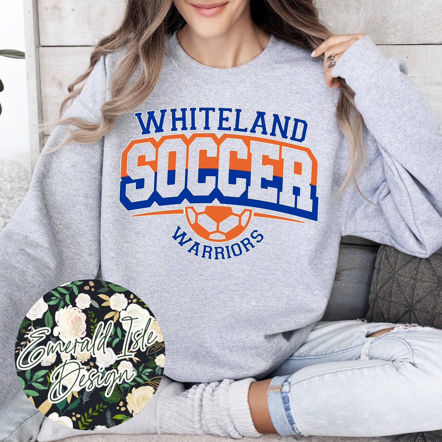 Whiteland Warriors Soccer Offset Design