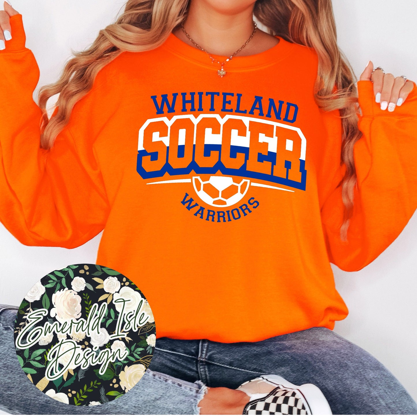 Whiteland Warriors Soccer Offset Design