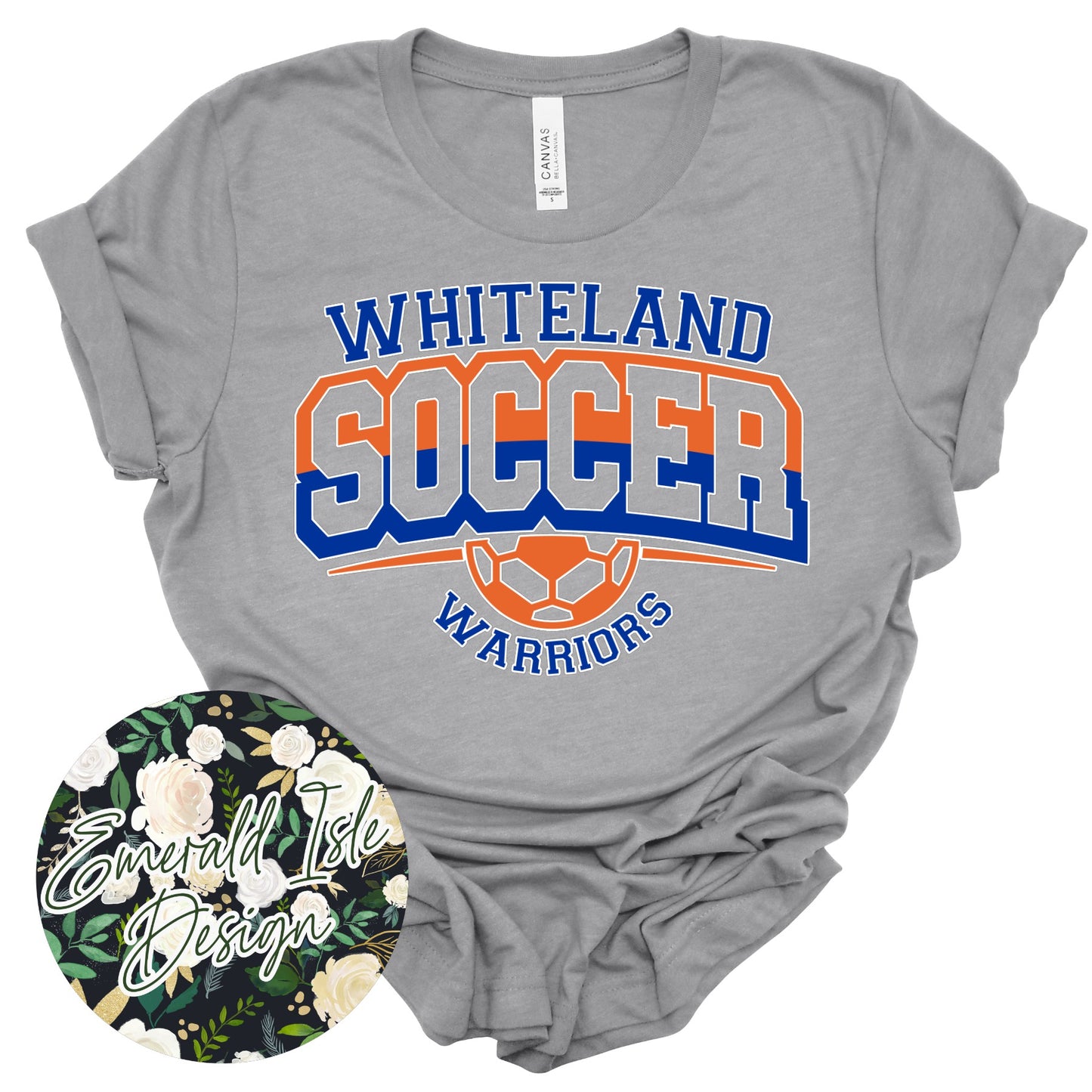 Whiteland Warriors Soccer Offset Design
