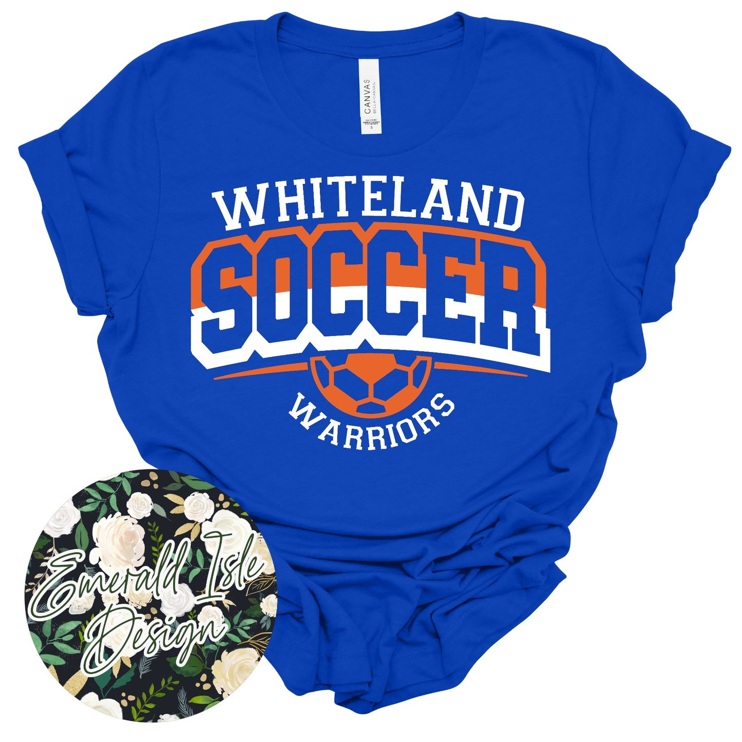 Whiteland Warriors Soccer Offset Design