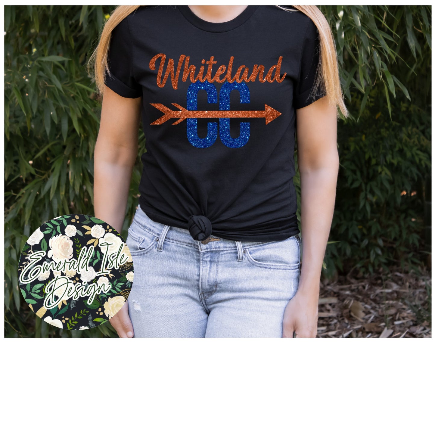 Whiteland Cross Country **GLITTER** Design