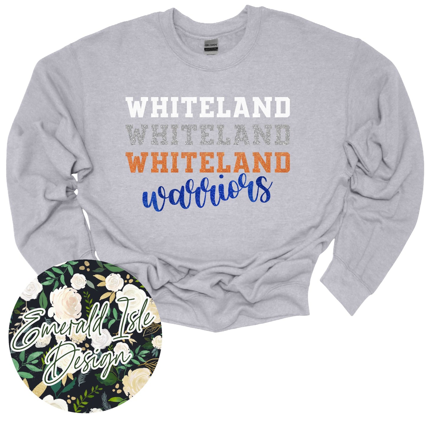 **GLITTER** Stacked Whiteland Design