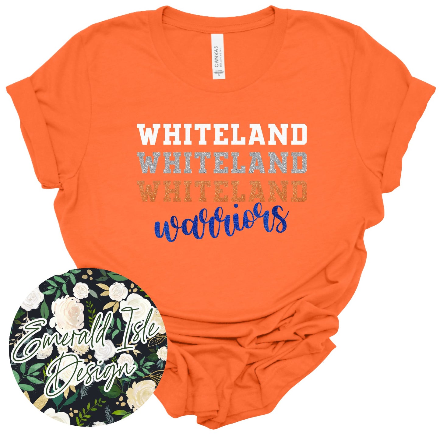 **GLITTER** Stacked Whiteland Design