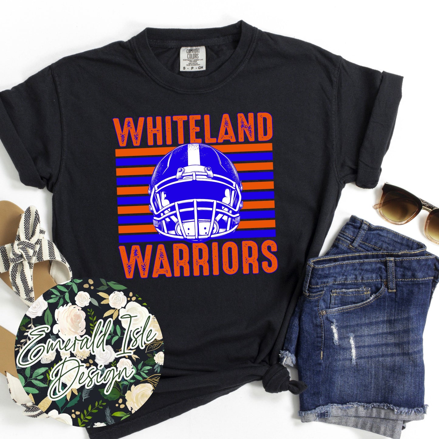 Whiteland Football Helmet Design