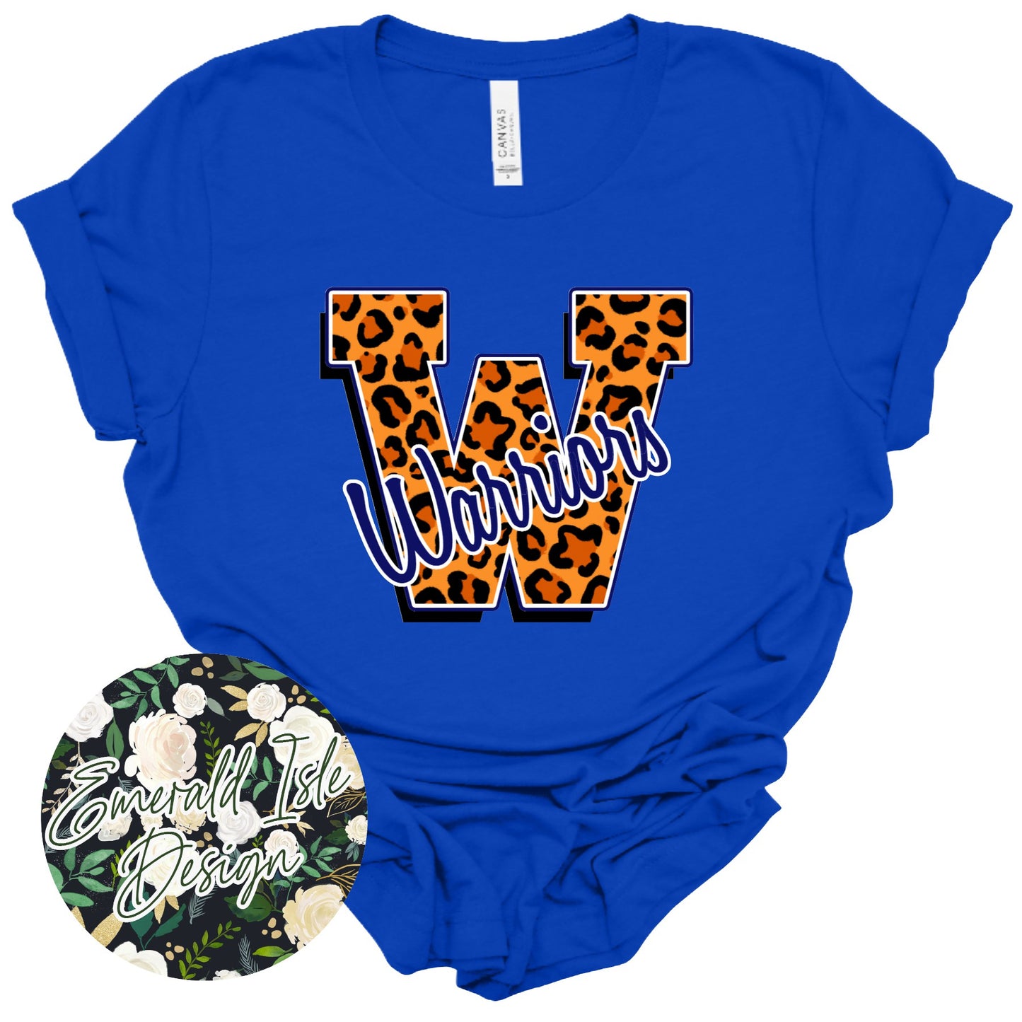 Whiteland Leopard Design